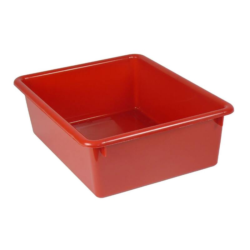 Romanoff Double Stowaway Tray Only, Red, Pack of 3