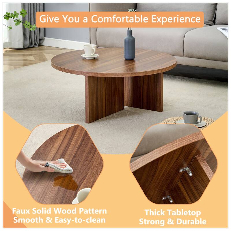 Round Coffee Table for Diverse Interior Styles