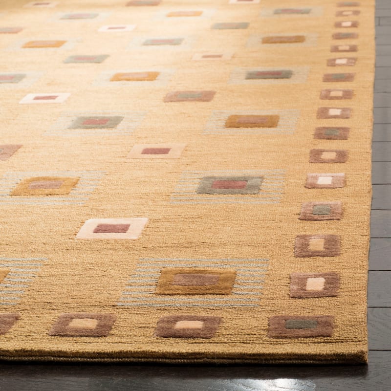 SAFAVIEH Couture Hand-knotted Tibetan Etsuko Modern Wool Rug