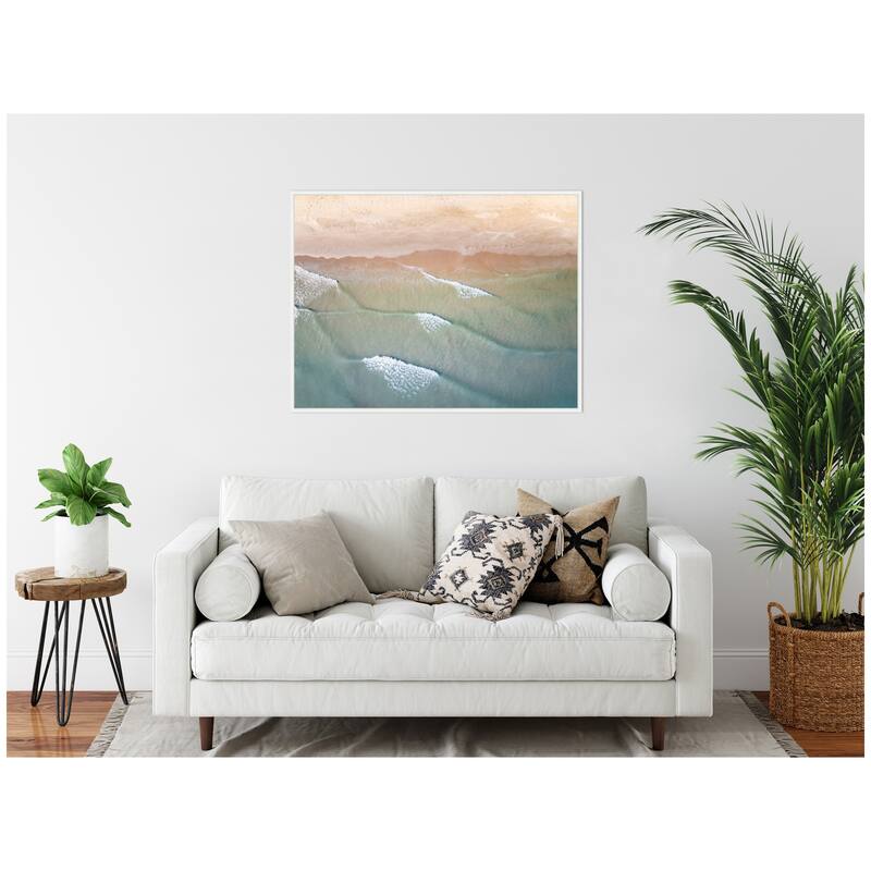 Kate and Laurel Layers of Water by Emiko and Mark Franzen F2 Images Framed Canvas Wall Art Print