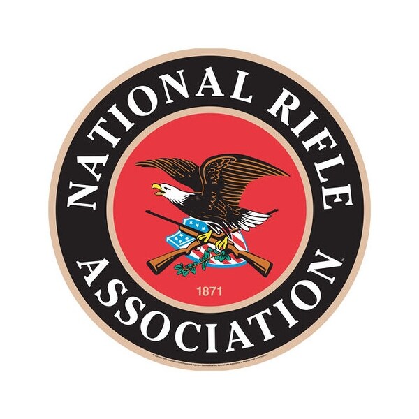 Open road brands 40779 open road brands die cut emb tin sign nra 1871 11x11 rnd