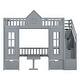preview thumbnail 8 of 156, Modern Style Wooden Bunk Bed with Changeable Table, Upper Bed and Down Desk