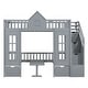 preview thumbnail 11 of 16, Twin-Over-Twin Bunk Bed with Changeable Table, Bunk Bed Turn into Upper Bed and Down Desk