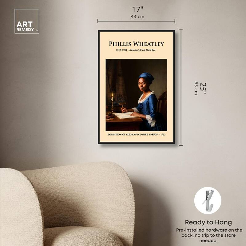 America's First Black Poet Canvas by Art Remedy