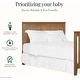 preview thumbnail 4 of 10, Evolur Convertible Crib Wooden Full Size Bed Rail