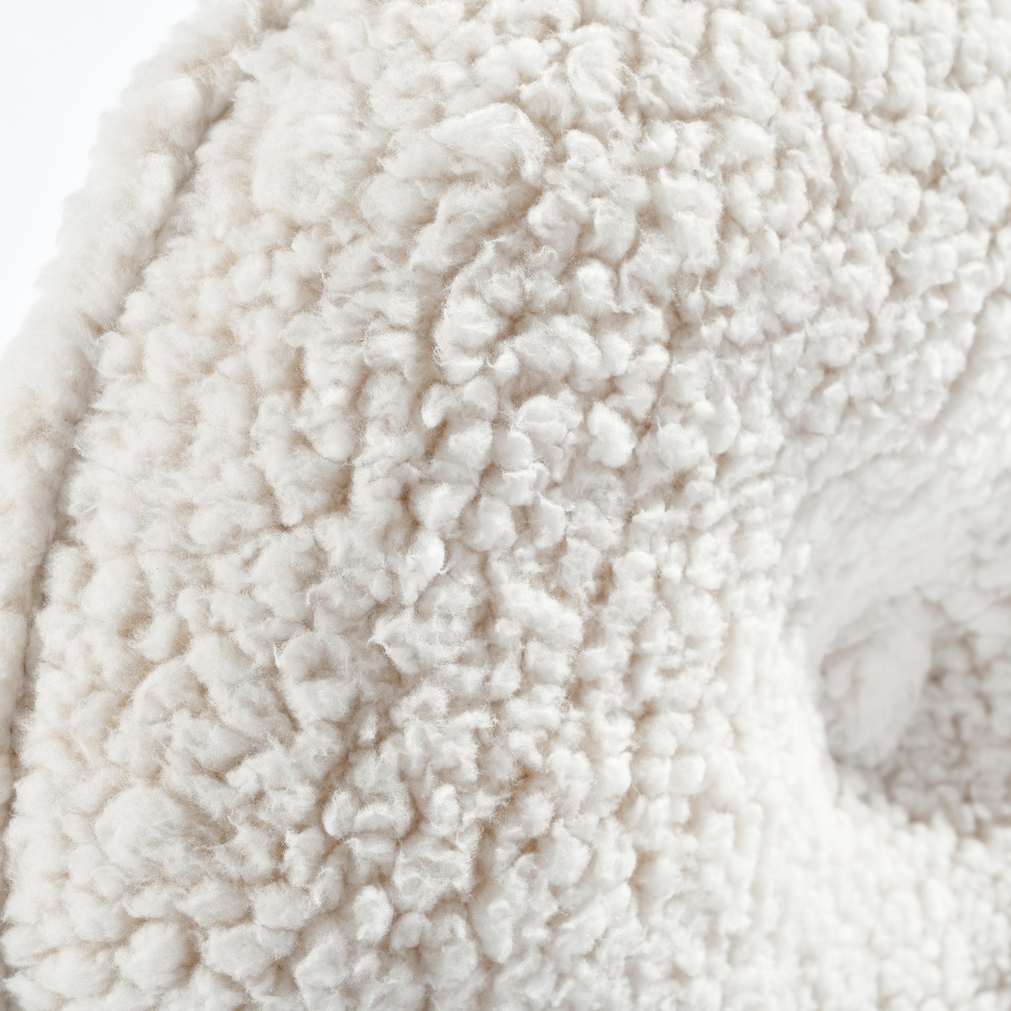 Lush Decor Button Soft Sherpa Round Decorative Pillow-image