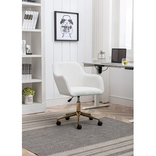Modern Teddy Fabric Material Lobby Office Chair with 360 Revolving ...