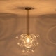preview thumbnail 17 of 63, Glam Single-light Dining Room Glass Globe Bubble Chandelier - 17.7 in