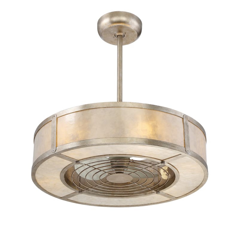 Vireo 6-Light Fan D'Lier in Silver Dust