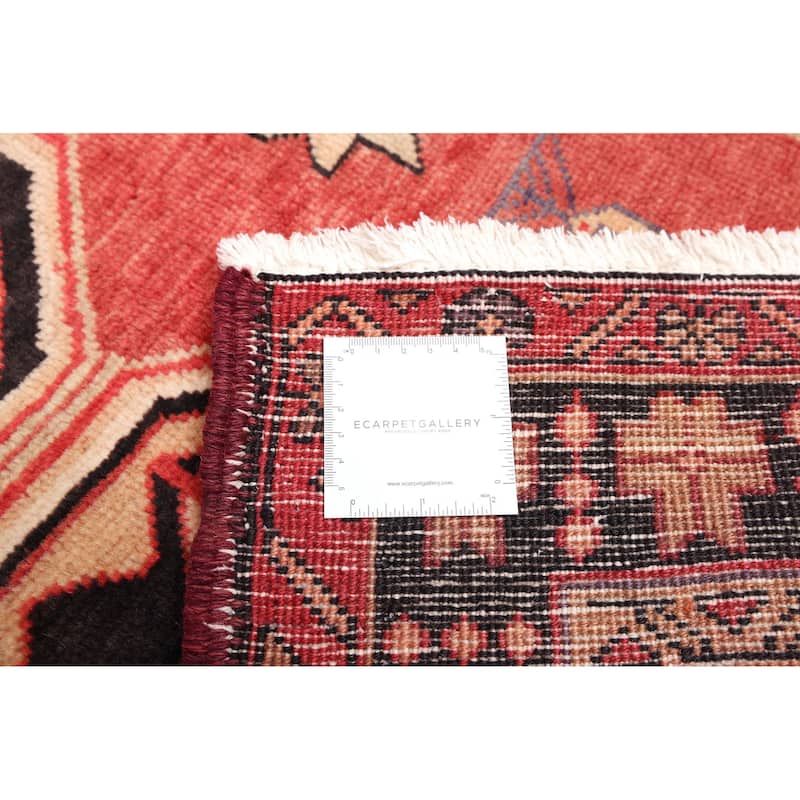 ECARPETGALLERY Hand-knotted Konya Anatolian Dark Copper Wool Rug - 3'11 x 12'2