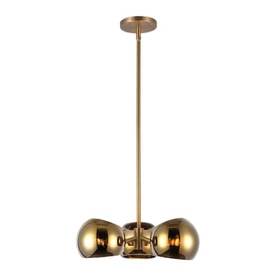 Alora Lighting PD548315CP Willow 3 Light 16" Wide Chandelier with
