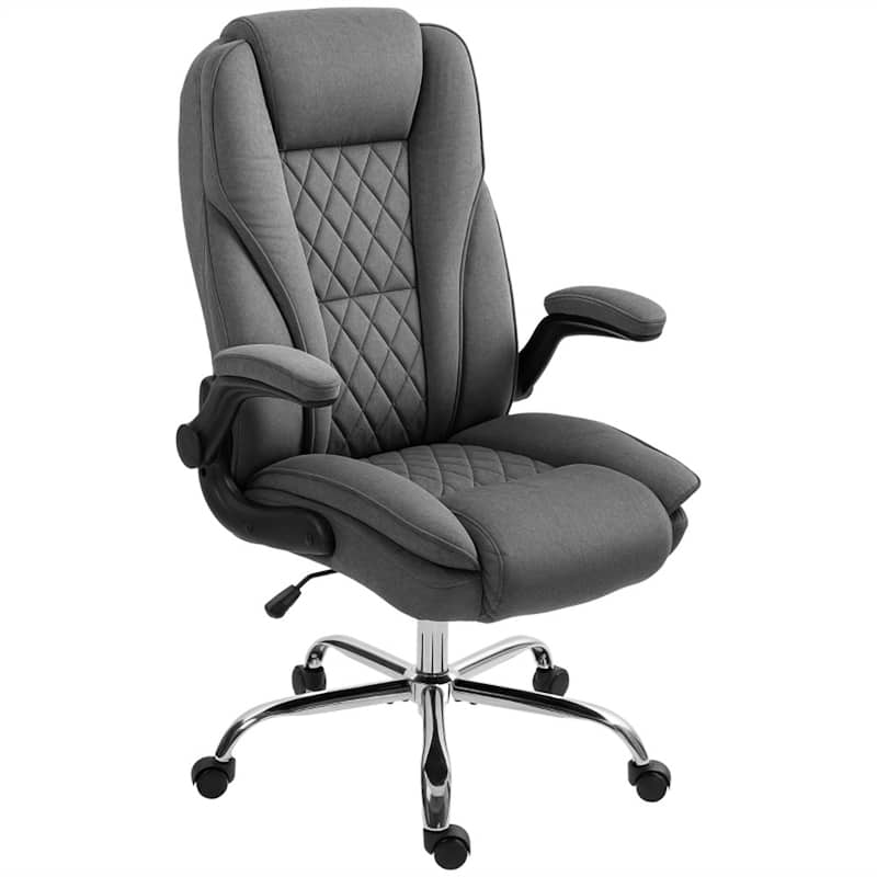 Comfortable Adjustable Height Velvet Desk Chair with Tilt Recline and Swivel Seat Steel Base - 27.6" W x 27.6" D x 44.9" -48" H