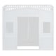 preview thumbnail 77 of 77, Modern Wood House Loft Bed with Ladder and Wardrobe