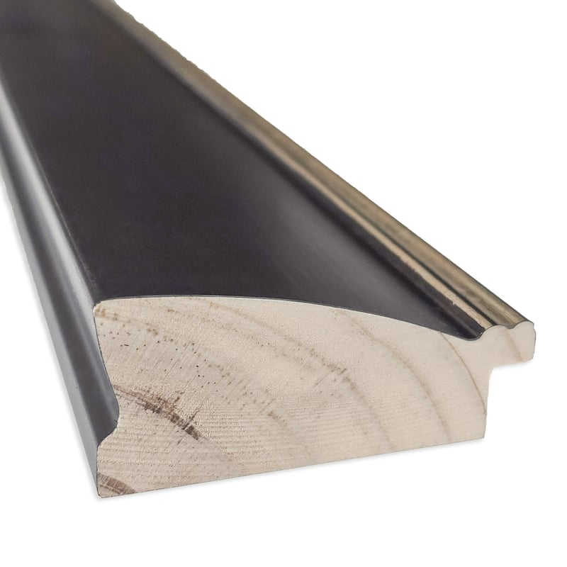 Odin Antique Bronze Non-Beveled Wood Framed Bathroom Vanity Wall Mirror - Odin Antique Bronze