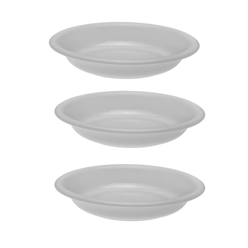Plastic Plate 15-Ounce Microwavable,Dishwasher Safe