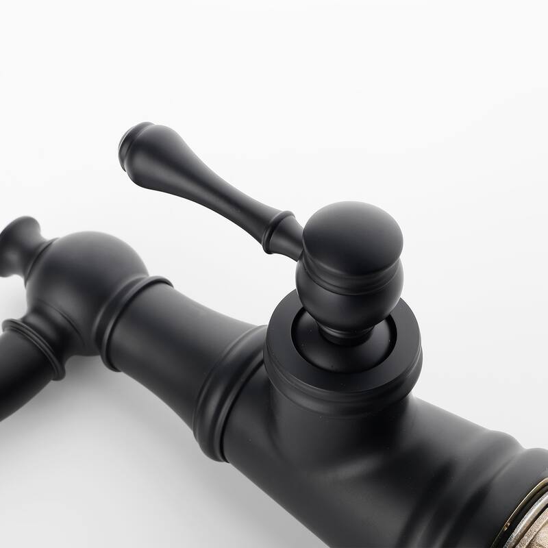 8.1"H Solid Brass Single-handle Bathroom Sink Faucet