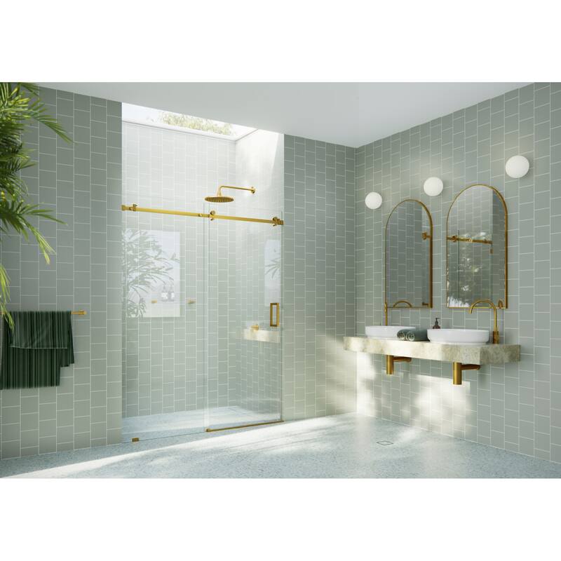 Glass Warehouse SQSLD-60 Astro 78" High x 60" Wide Sliding Frameless