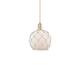 Option Champagne Bronze / White Glass with White Rope