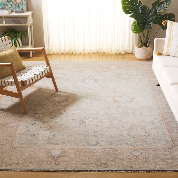 slide 2 of 3, SAFAVIEH Couture Hand-Knotted Oushak Teivi Traditional Wool Rug