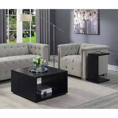 Convenience Concepts Northfield Admiral Square Coffee Table with Shelf