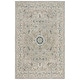 preview thumbnail 12 of 11, SAFAVIEH Handmade Heritage Mhairi Traditional Wool Rug 5' x 8' - Ivory/Blue - Rectangle