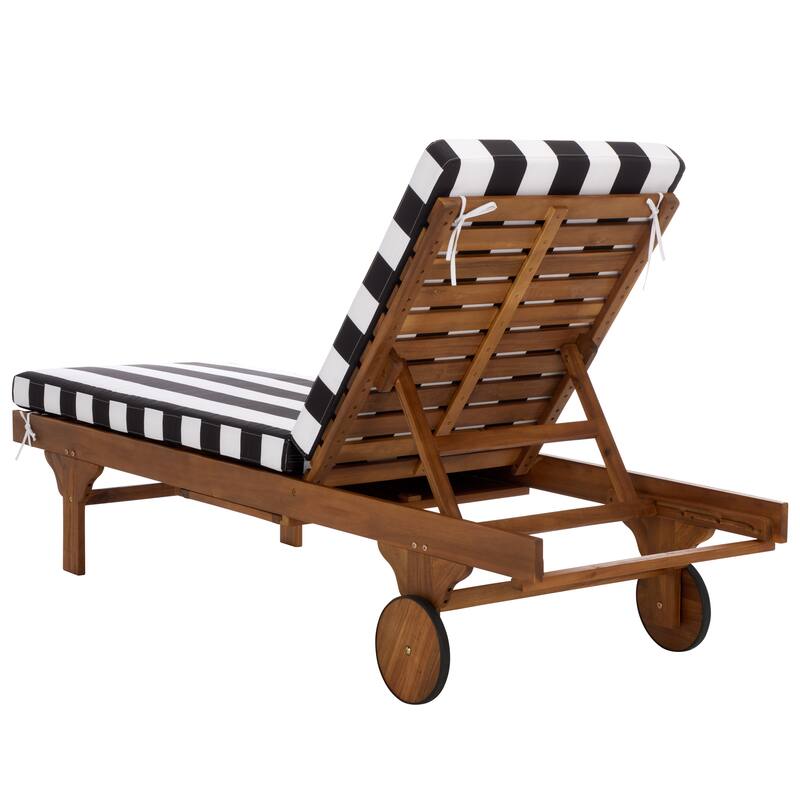 SAFAVIEH Iyanna Lounge Chair - 25 In. W x 80 In. D x 17-42 In. H - 25"W x 80"D x 17-42"H