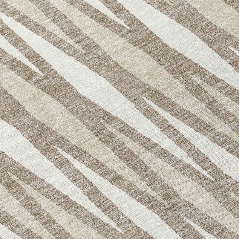 Machine Washable Indoor/ Outdoor Chantille Contemporary Mosaic Rug