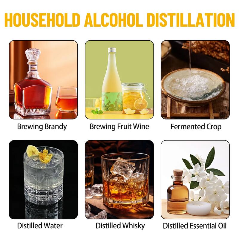 Alcohol Distiller, with Circulating Pump