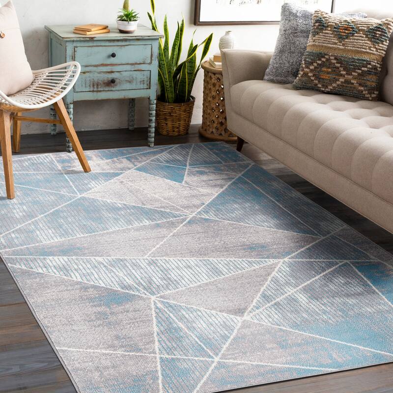 World Rug Gallery Geometric Modern Area Rug