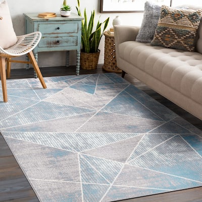 World Rug Gallery Geometric Modern Area Rug