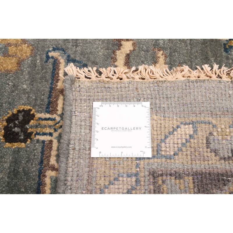 ECARPETGALLERY Hand-knotted Finest Agra Jaipur Teal Wool Rug - 8'3 x 11'3