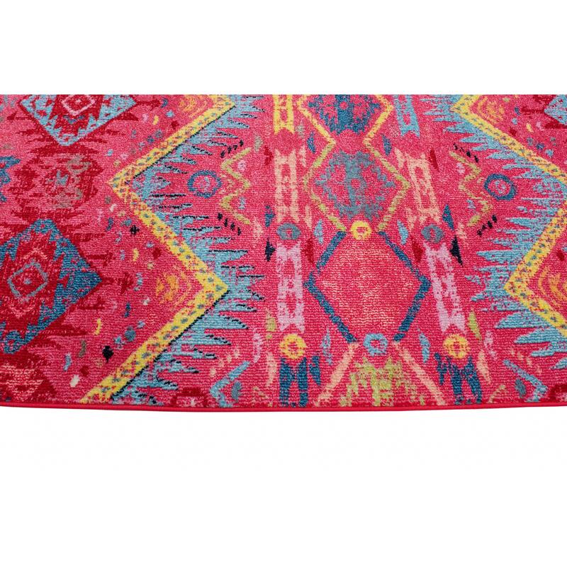 Noori Rug Sapphire Gearldine Distressed Boho Pattern Area Rug