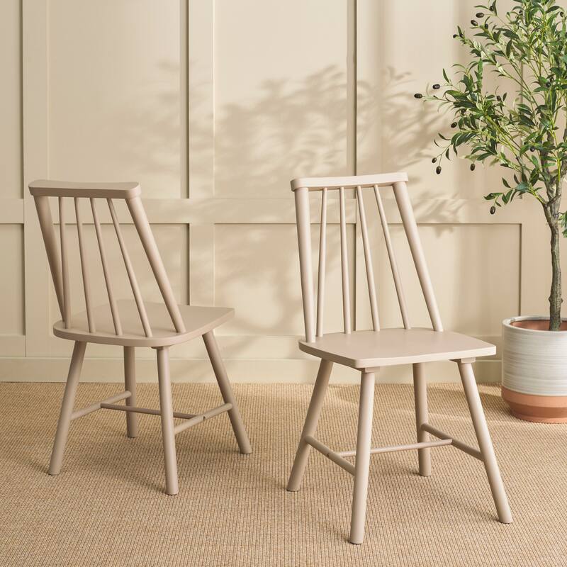 SAFAVIEH HOME Analin Dining Chair (Set of 2) - 18"W x 21"D x 33"H