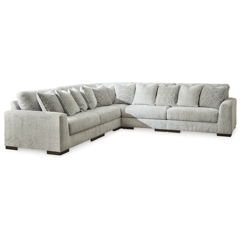 Signature Design by Ashley Regent Park Pewter 6-Piece Upholstery Package - 132" W x 132" D x 39" H