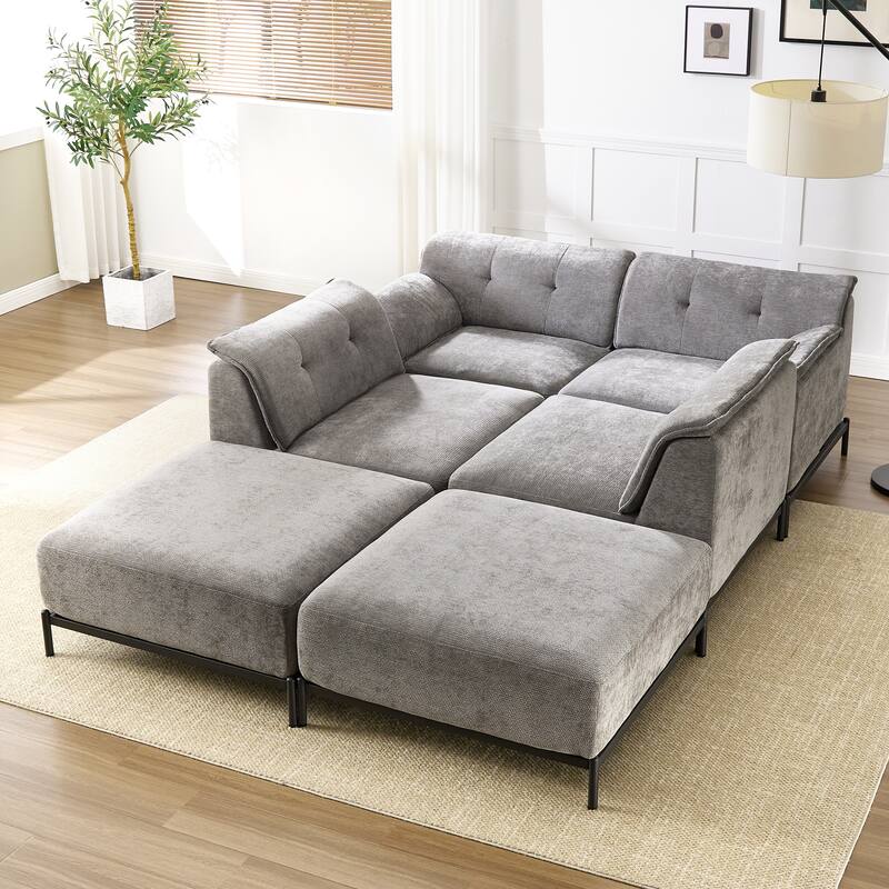 Upholstered Modular Sectional Sofa