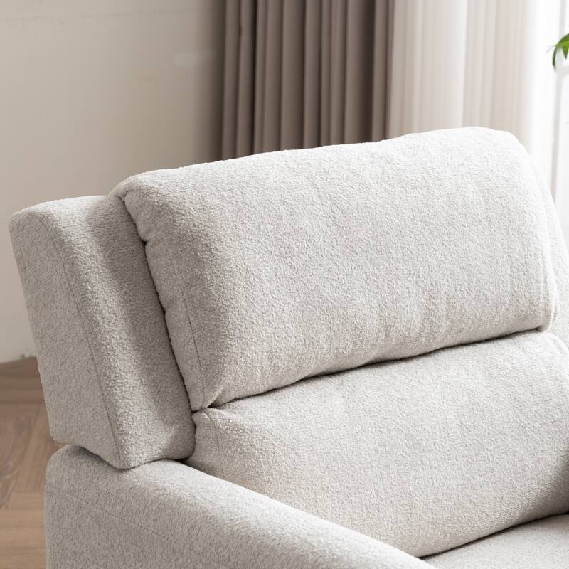 Upholstered Armchair With Wood Legs, Accent Chair