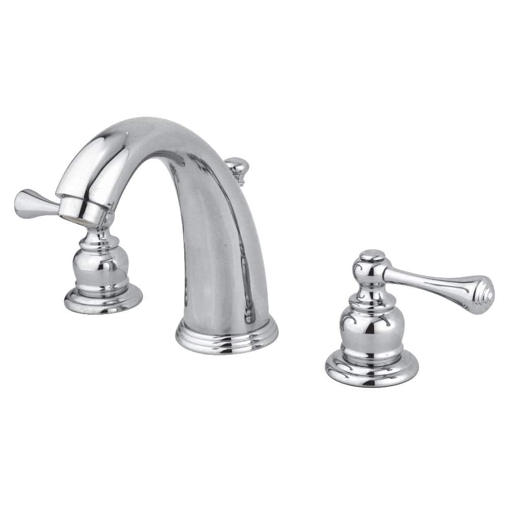 Kingston Brass Vintage Widespread Bathroom Faucet with Pop-Up Drain