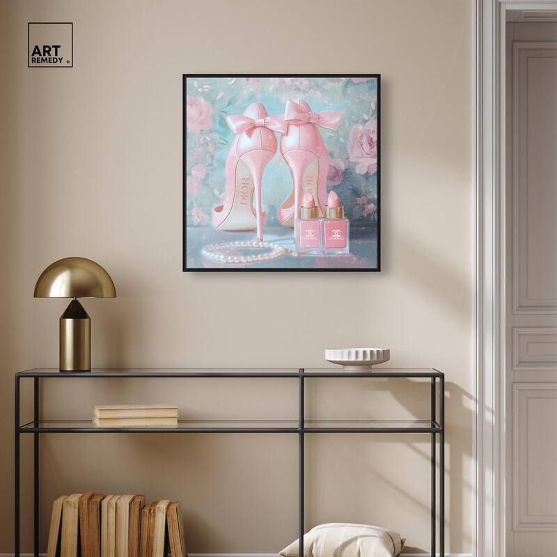 Love Dainty Heels Canvas by Art Remedy