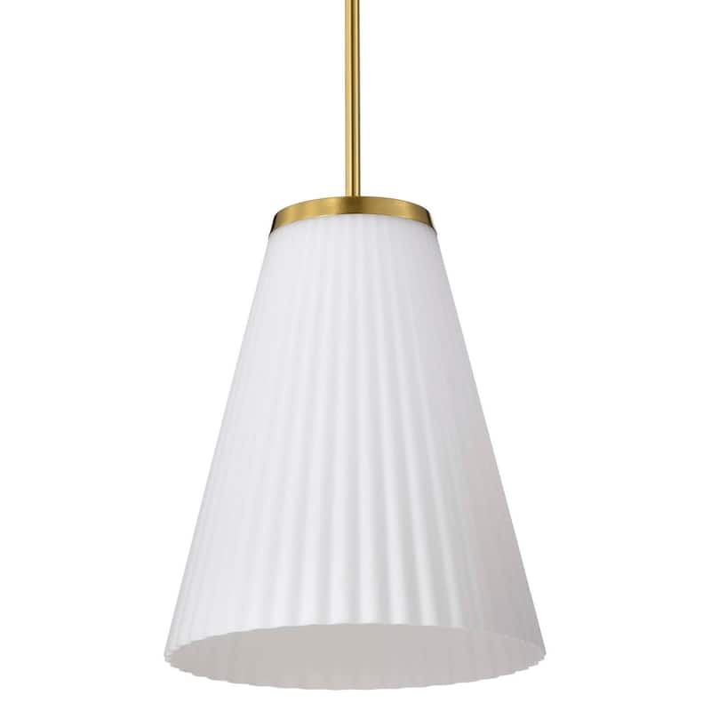 Nuvo Lighting 60/8728 Royale 12" Wide Pendant - Burnished Brass