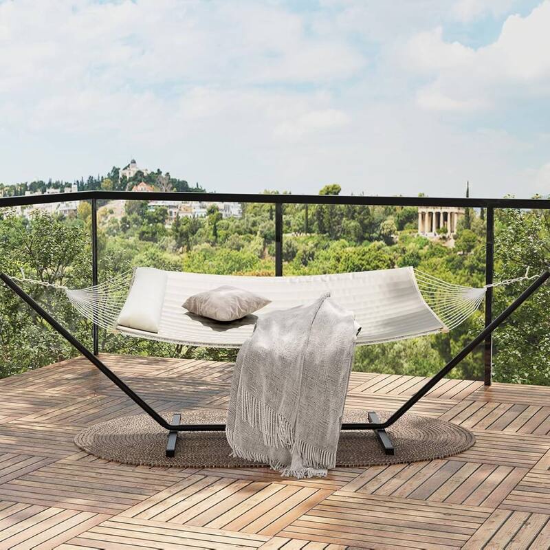 Outdoor Portable Hammocks for Outside Backyard Garden - N/A - Beige