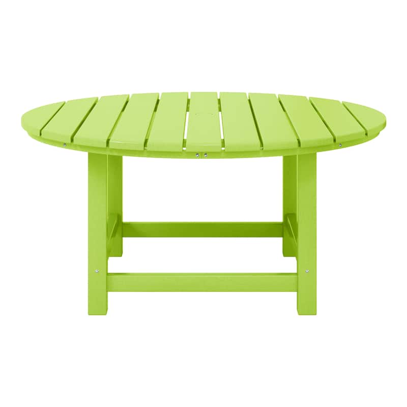Altura Outdoor 5-Piece Adirondack Chair & Round Coffee Table Conversation Set