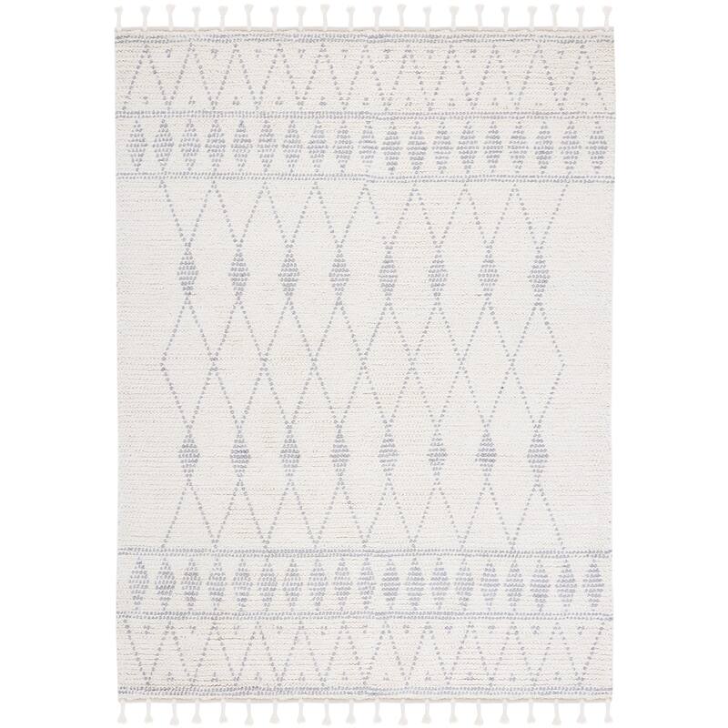 SAFAVIEH Handmade Casablanca Margret Boho Wool Tassel Rug
