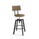 Option Beige Birch Wood / Black Metal