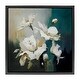 preview thumbnail 1 of 26, Stupell Painterly Daubed Flowers Framed Floater Canvas Wall Art Design By Svetlana Aleynikova 18 x 18 - Black