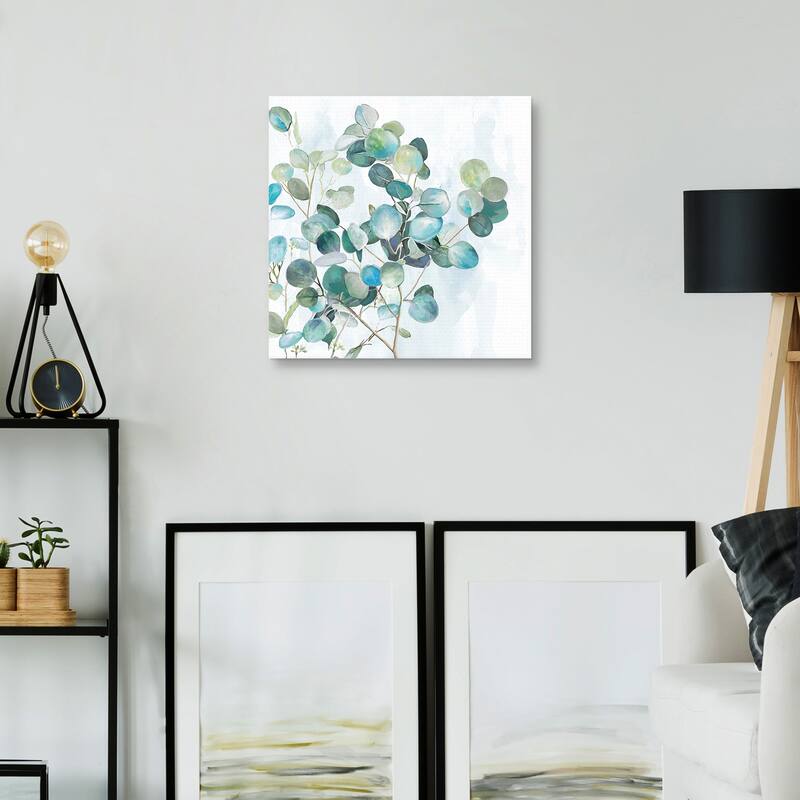 Eucalyptus in Pastel by Carson Lyons Canvas Art Print