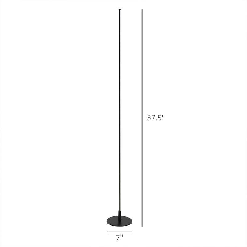 Bright Floor Lamp Standing LED Bedroom Soft White Light 1 Bed Bath