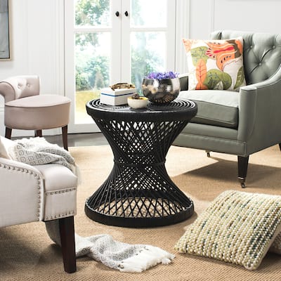SAFAVIEH Grimson Small Bowed Coffee Table - 23.6" x 23.6" x 23.6"