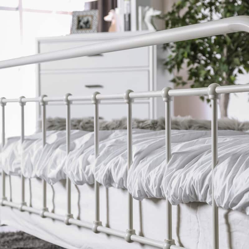 Norielle Rustic Metal Spindle Panel Bed by Furniture of America