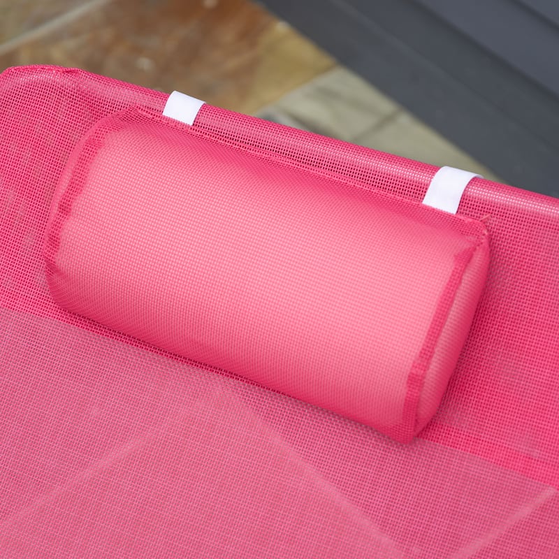 Outsunny Portable Sun Folding Chaise Lounge Chair