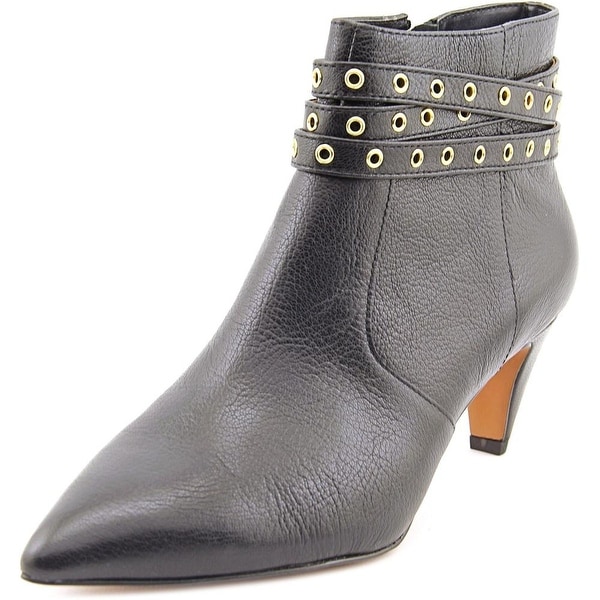 G.I.L.I. Kodelle Women Pointed Toe Leather Black Bootie